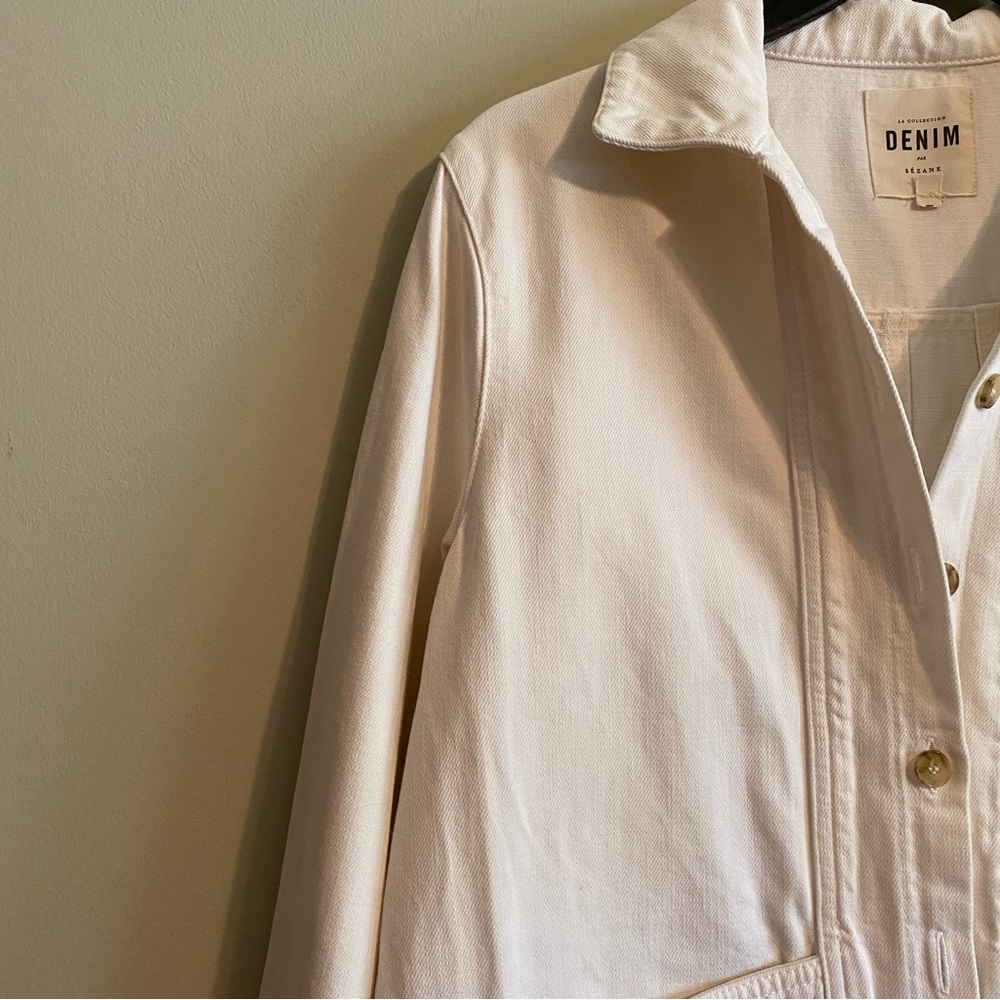 Sezane Cream Utility Jacket - Picture 12 of 16